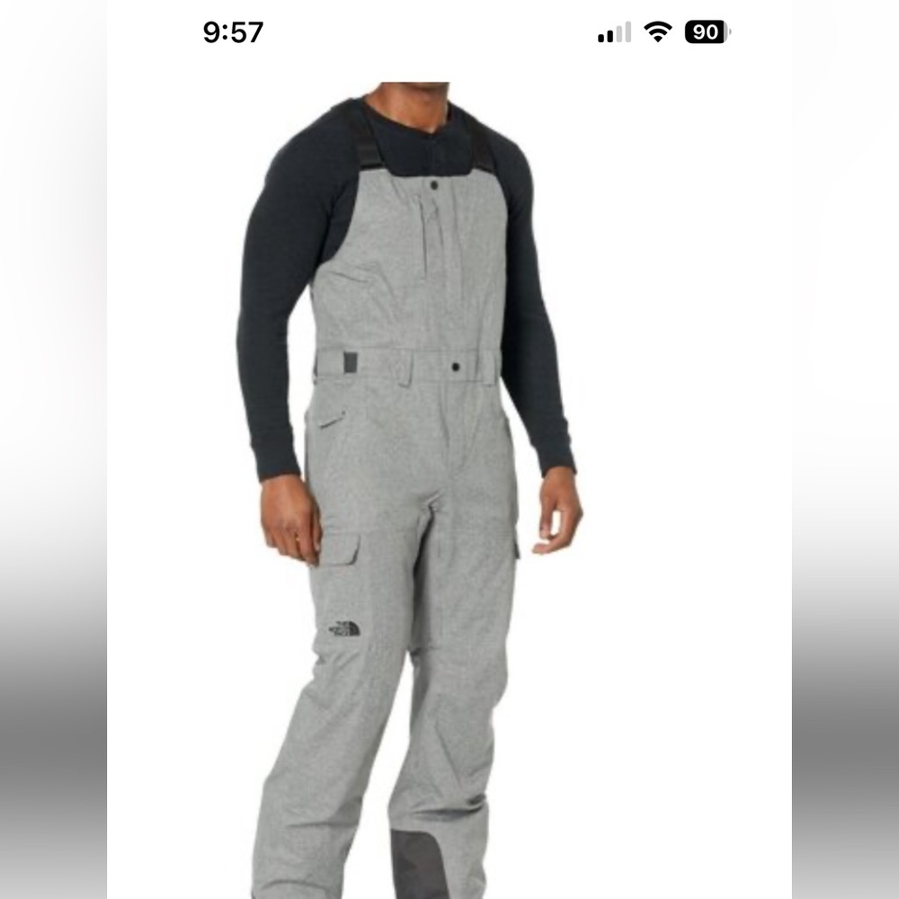 The North Face Men’s Small Freedom ski and snowboard bib - Picture 3 of 13